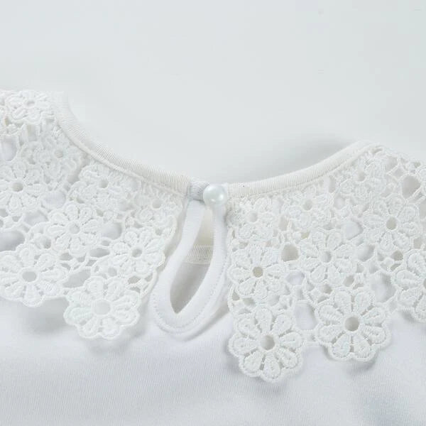 White Floral Top